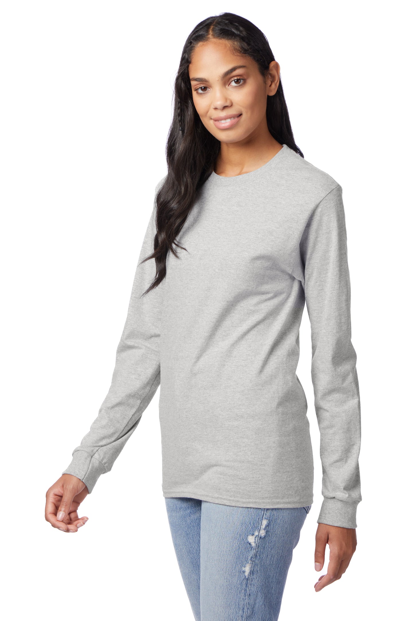 Hanes Authentic-T Long-Sleeve T-Shirt - 5586