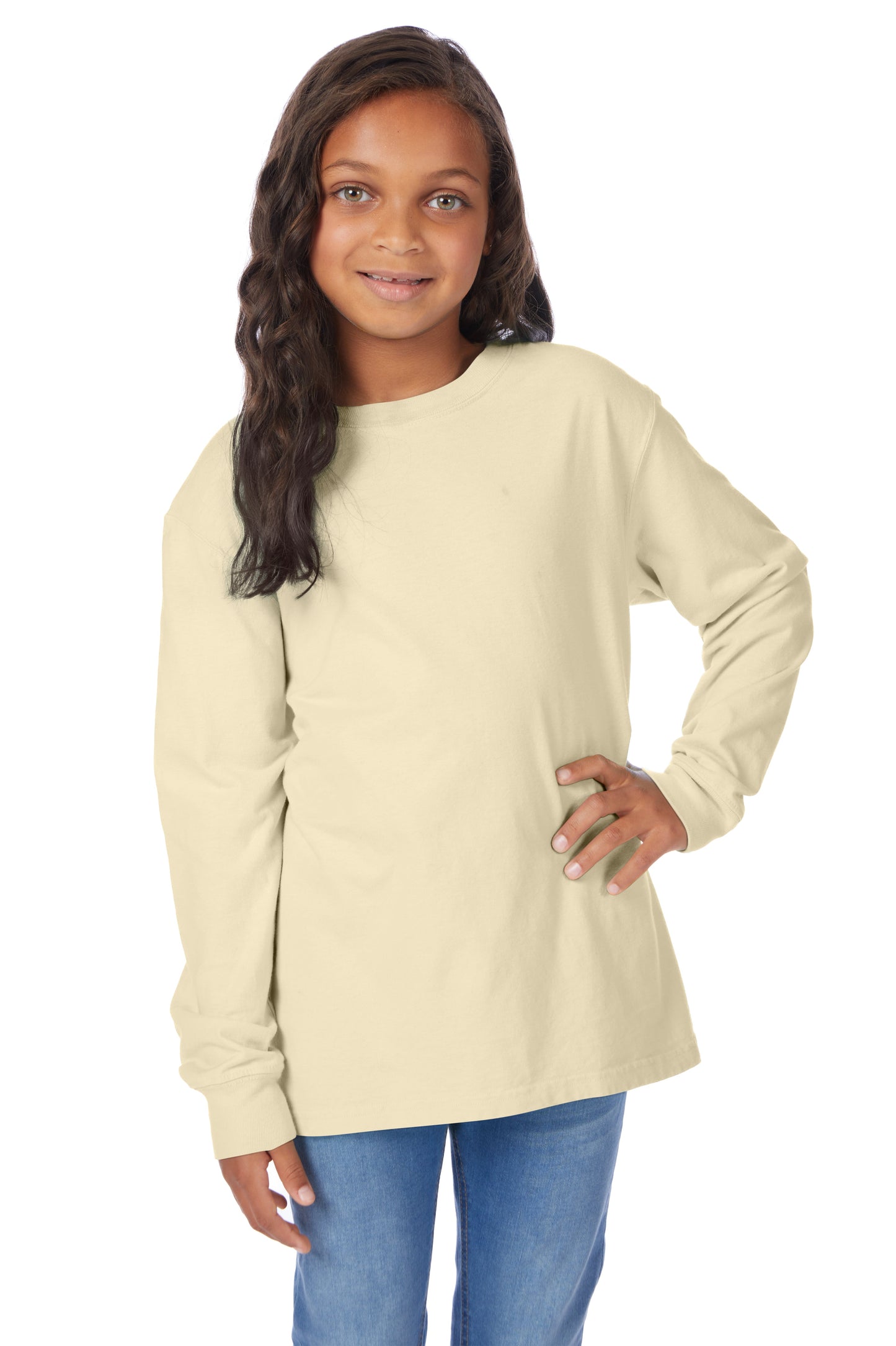 ComfortWash Youth Long Sleeve Tee - GDH275