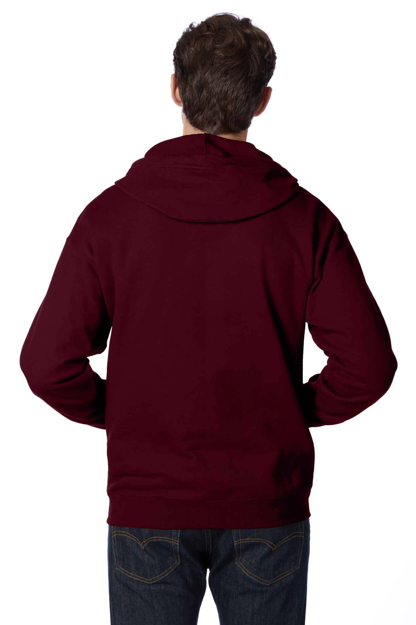 Hanes EcoSmart Full-Zip Fleece Hoodie - P180