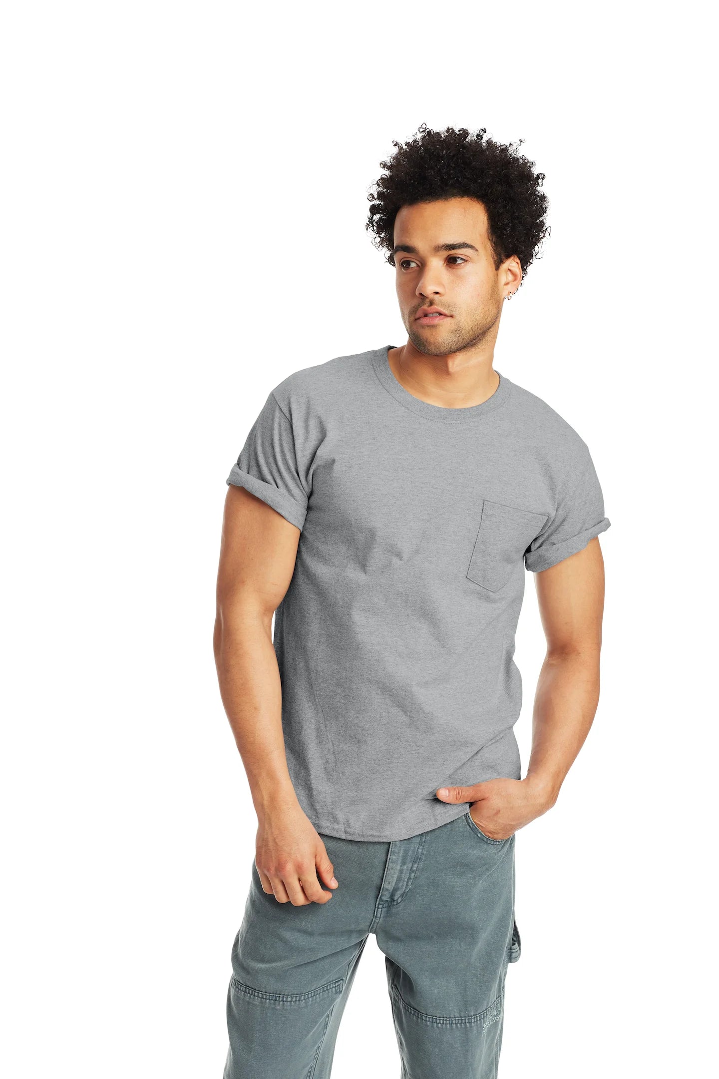 Hanes Authentic-T T-Shirt with Pocket - 5590