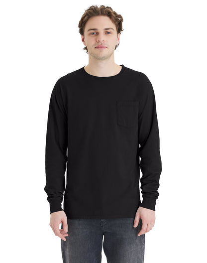 ComfortWash Long Sleeve Pocket T-Shirt - GDH250