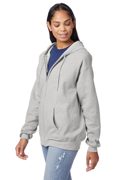 Hanes EcoSmart Full-Zip Fleece Hoodie - P180