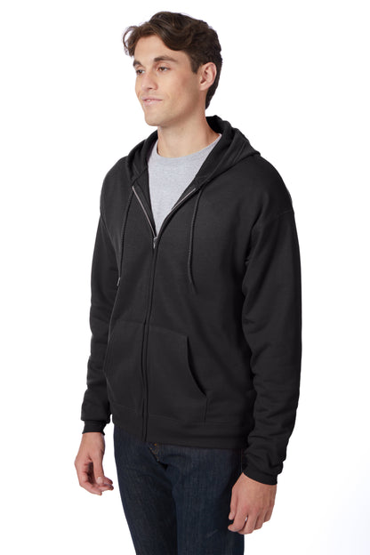 Hanes EcoSmart Full-Zip Fleece Hoodie - P180