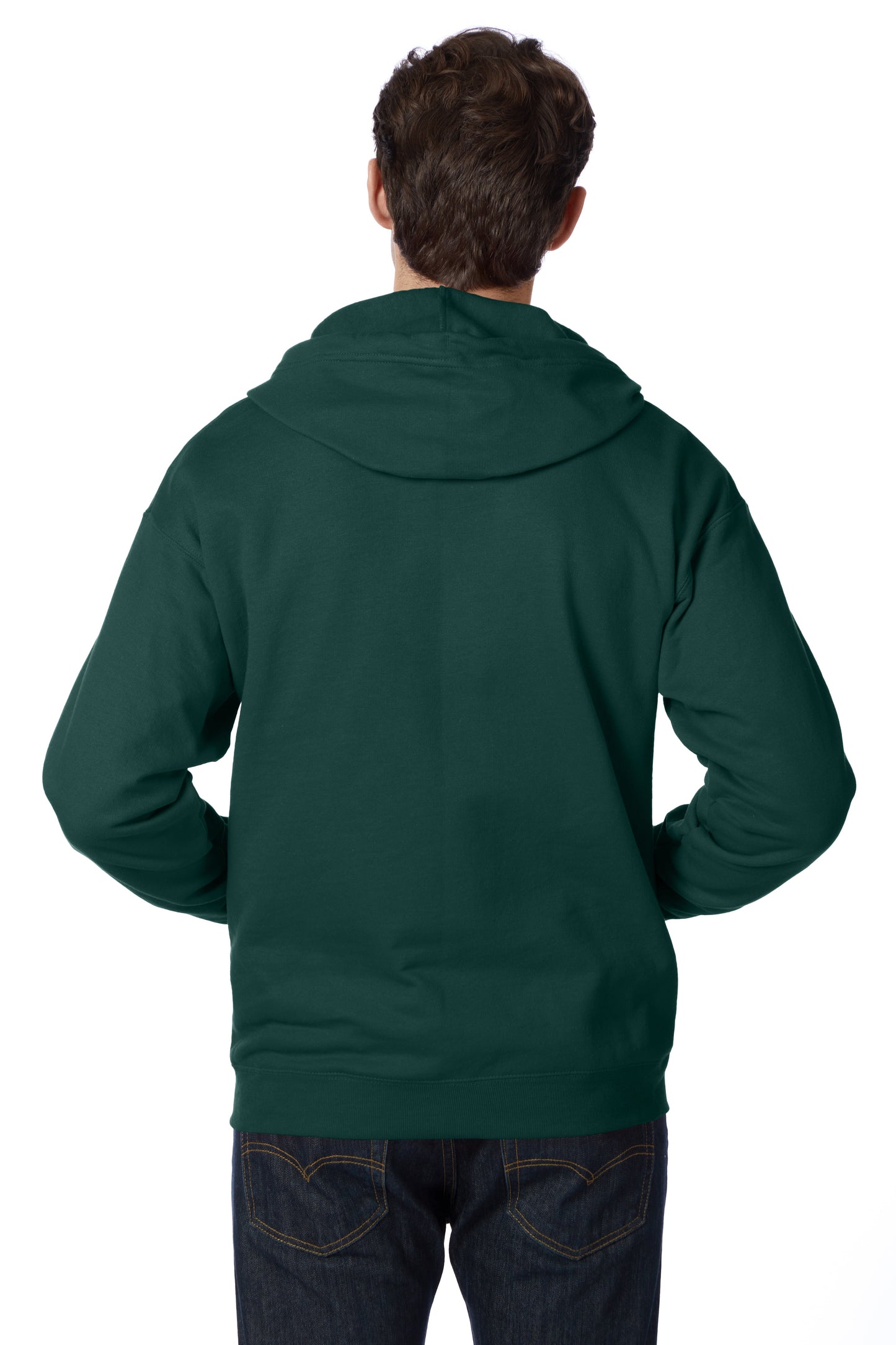 Hanes EcoSmart Full-Zip Fleece Hoodie - P180