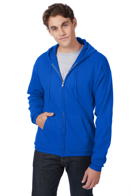 Hanes EcoSmart Full-Zip Fleece Hoodie - P180