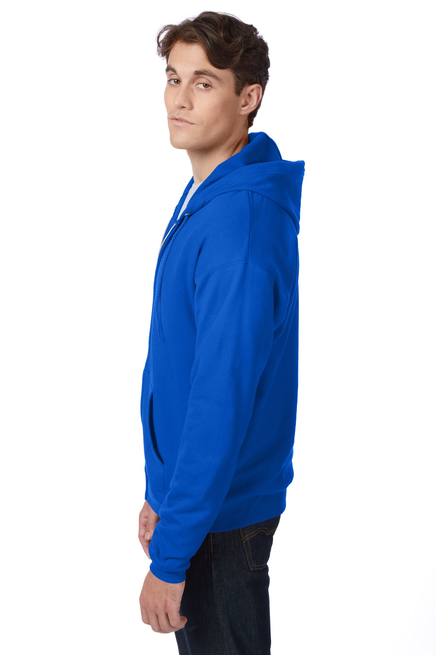 Hanes EcoSmart Full-Zip Fleece Hoodie - P180