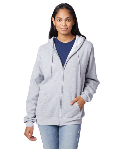 Hanes EcoSmart Full-Zip Fleece Hoodie - P180